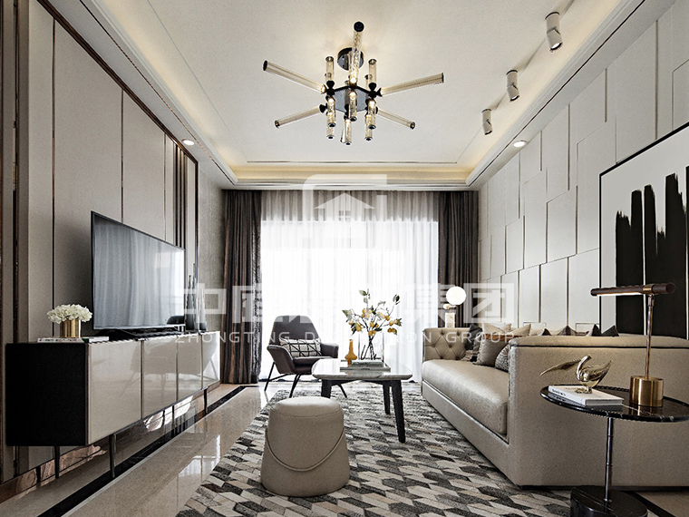 天池山&middot;中脊120平現代風格案例