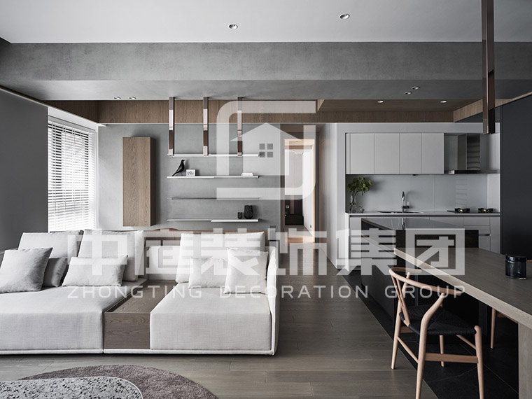 天池山&middot;中脊110平現代風格案例