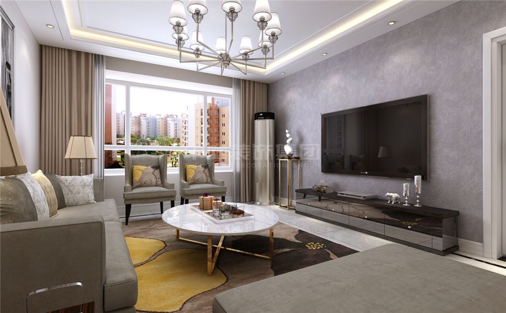 龍基傳媒星城142m&sup2;混搭風格案例